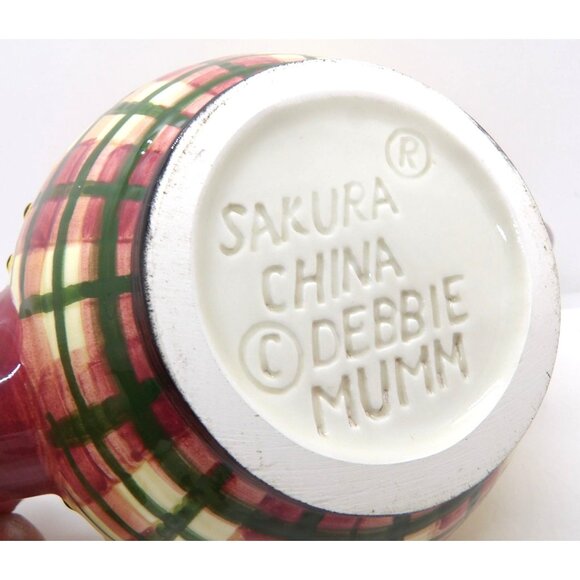 Sakura Debbie Mumm Hand Painted Ceramic Tea Pot Displayed Signed - Picture 3 of 4